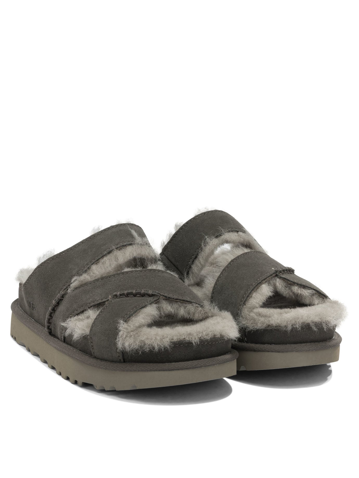 "Greenport Cross Strap" Slide Sandals