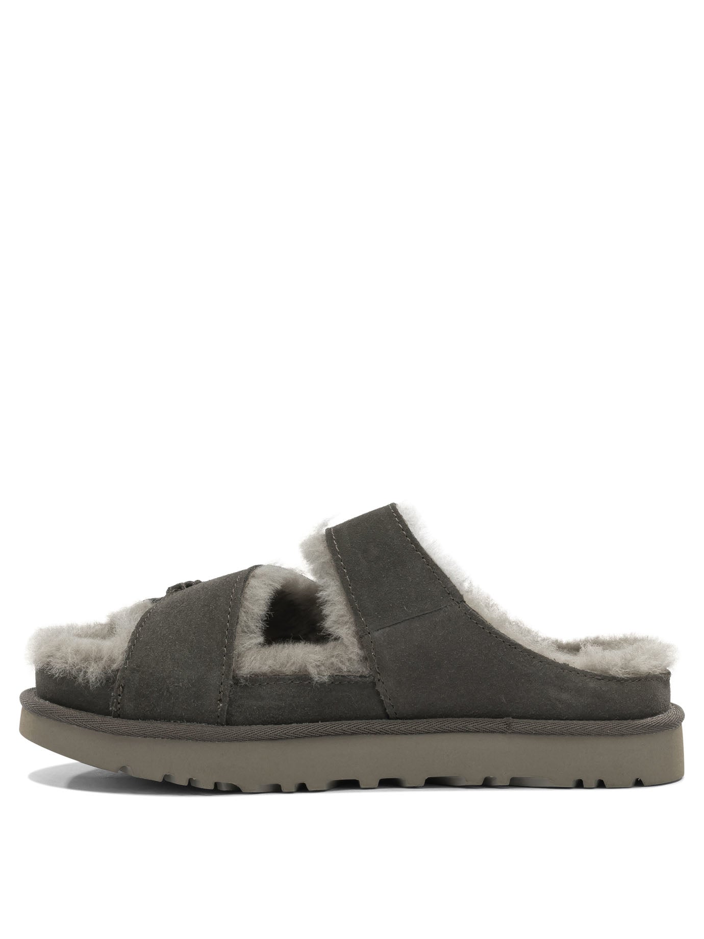 "Greenport Cross Strap" Slide Sandals