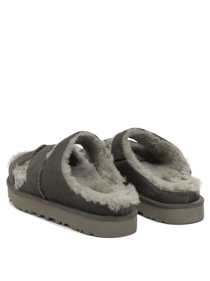 "Greenport Cross Strap" Slide Sandals