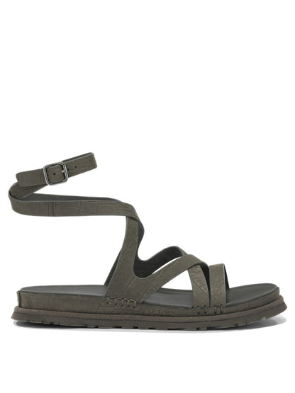 "GoldenGaze" Low sandals Sandals