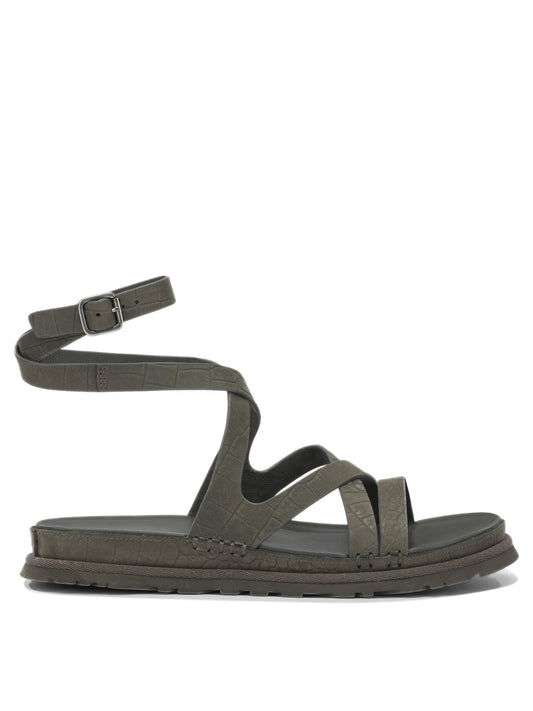 "GoldenGaze" Low sandals Sandals