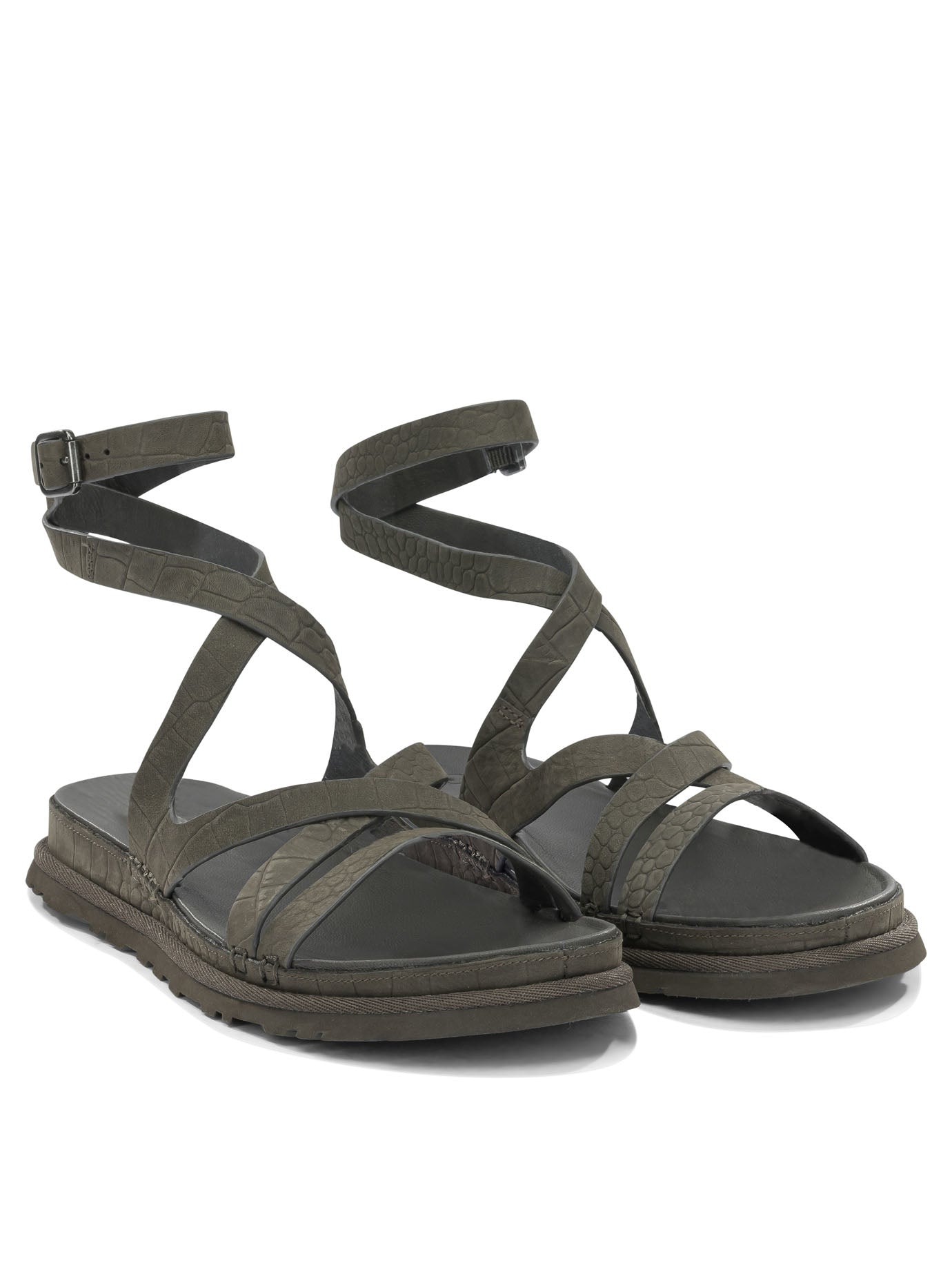 "GoldenGaze" Low sandals Sandals