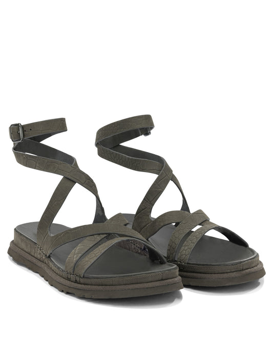 "GoldenGaze" Low sandals Sandals
