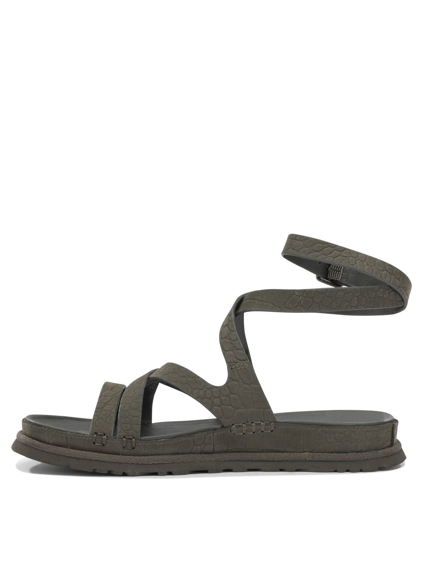 "GoldenGaze" Low sandals Sandals