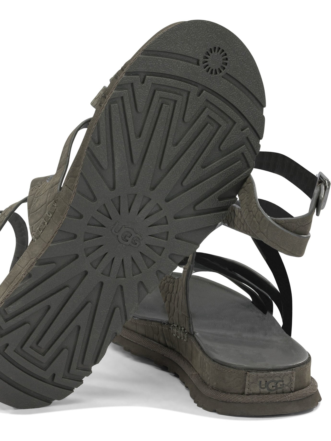"GoldenGaze" Low sandals Sandals