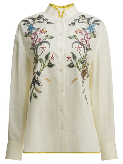 Embroidered casual shirt Shirts