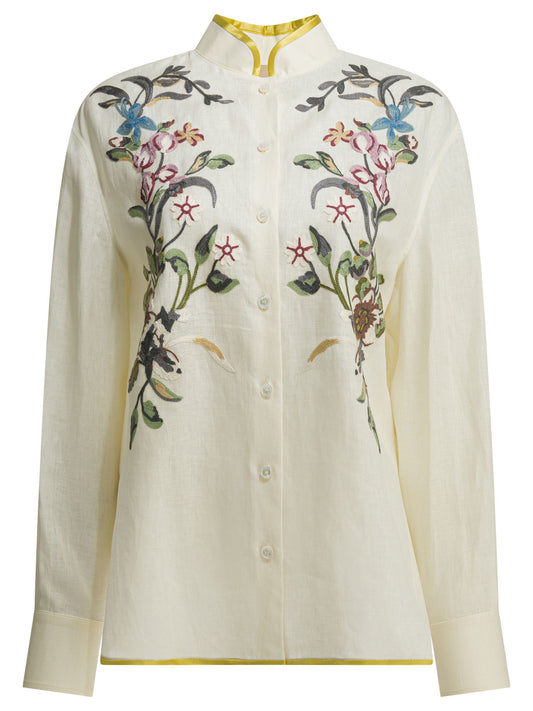 Embroidered casual shirt Shirts