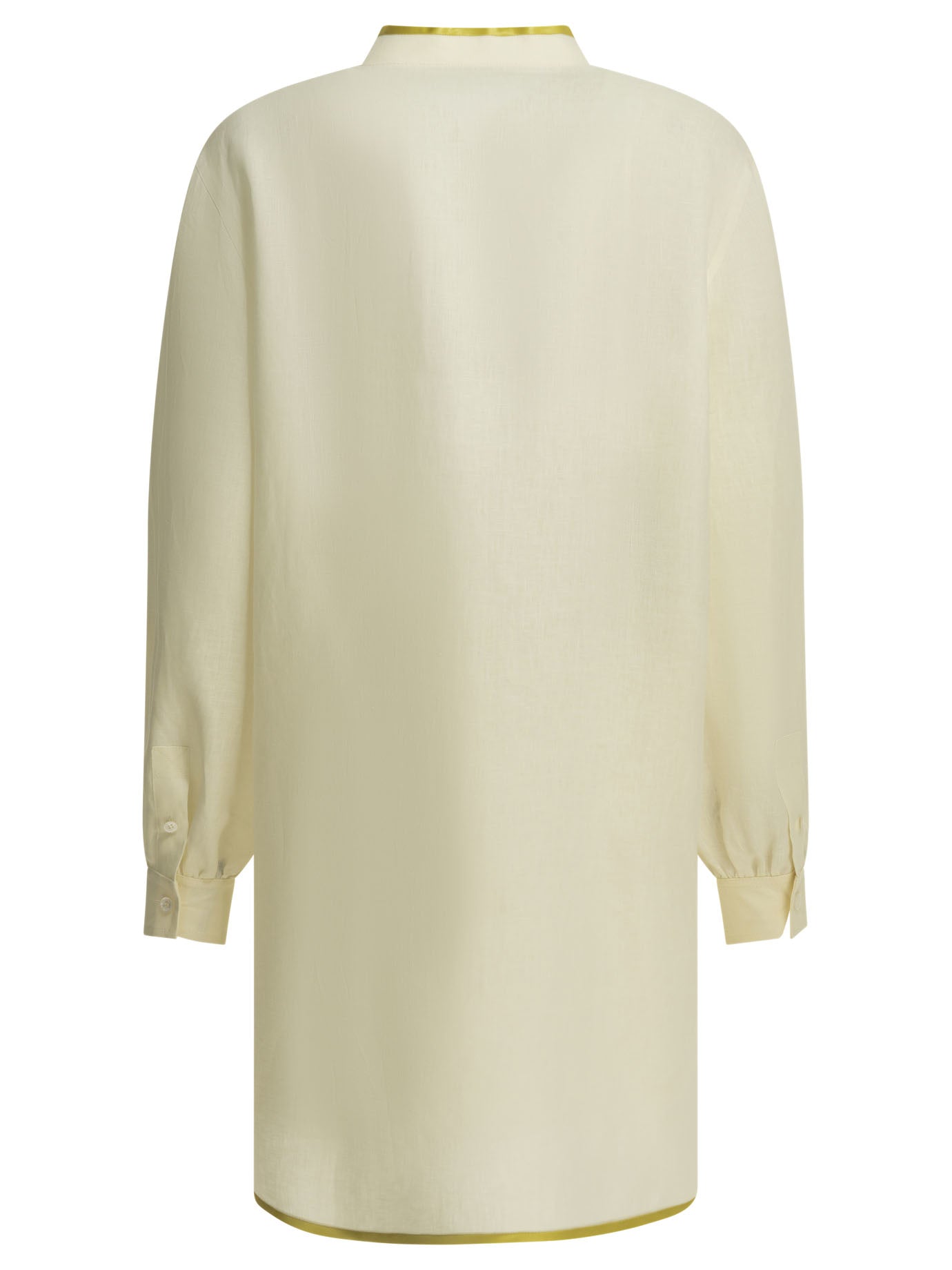 Embroidered chemisier short dress Dresses