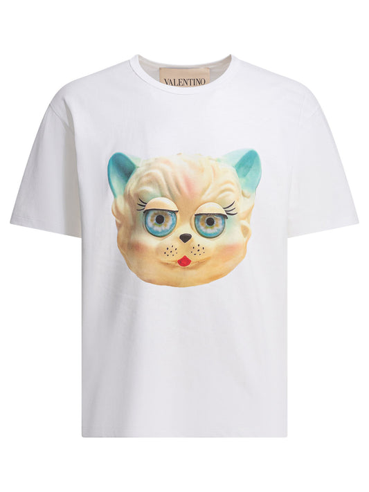 "Le Chat De La Maison" crew-neck T-shirt T-shirts