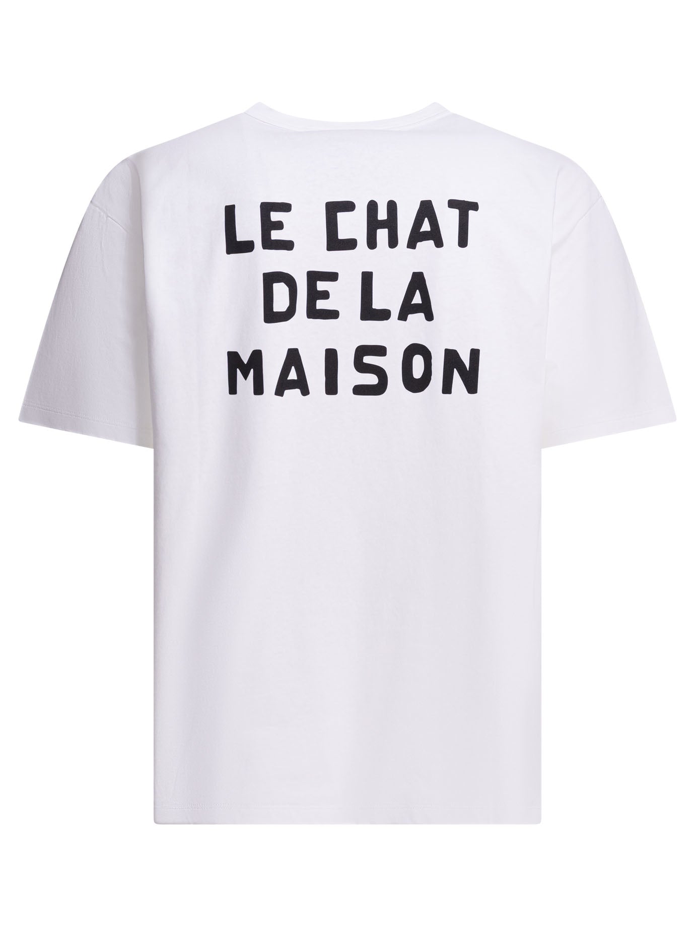 "Le Chat De La Maison" crew-neck T-shirt T-shirts