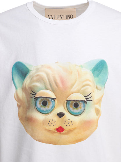 "Le Chat De La Maison" crew-neck T-shirt T-shirts