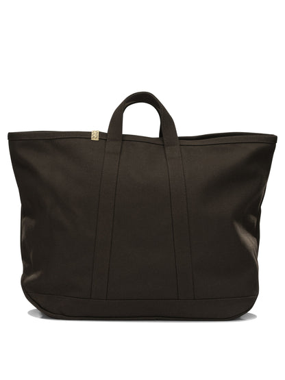 "Canvas Rime Tote L" Large Hand Bag Handbags