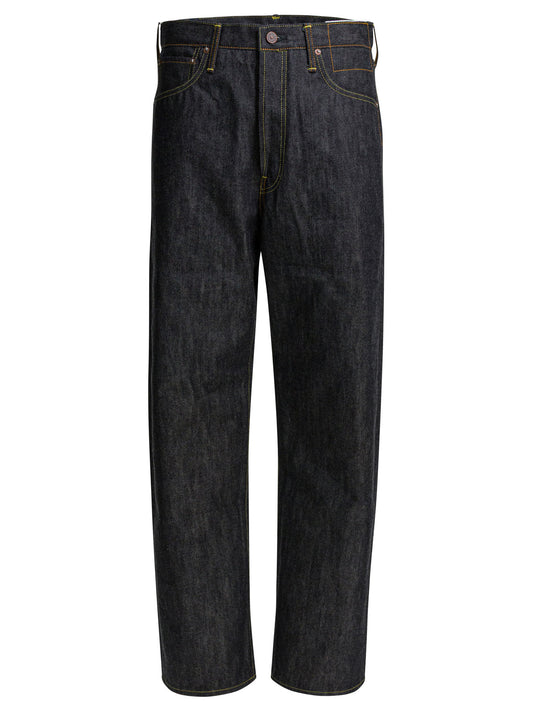 Straight Leg Jeans "Social Sculpture 01 Wide Raw" Jeans