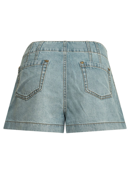 "Wanderlust" Five-pocket shorts Shorts