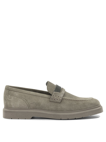 Suede loafers with charm Loafers & Slippers