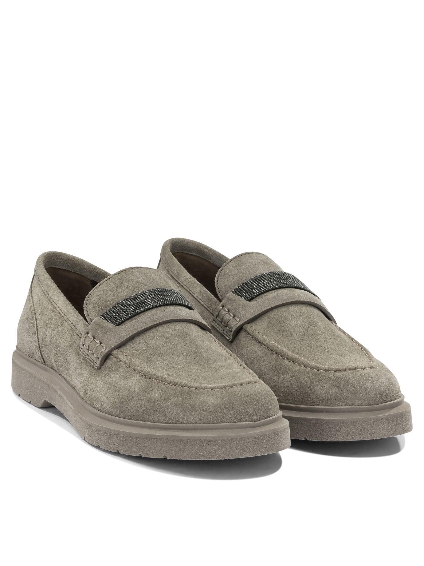 Suede loafers with charm Loafers & Slippers