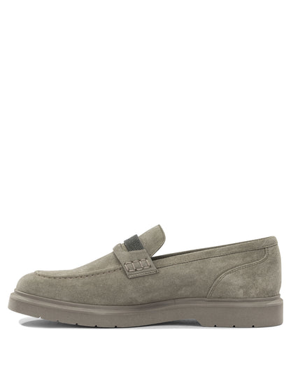Suede loafers with charm Loafers & Slippers