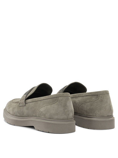 Suede loafers with charm Loafers & Slippers