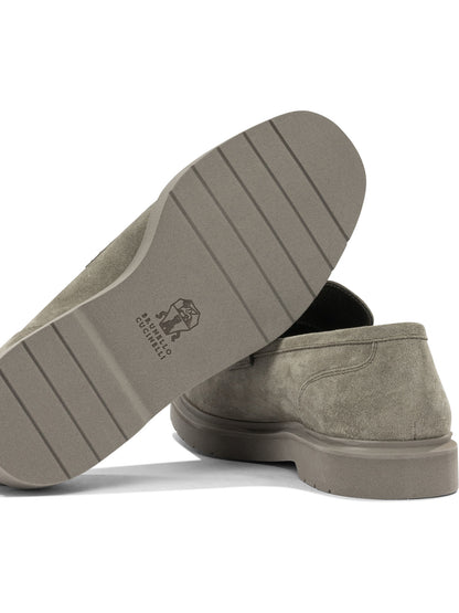 Suede loafers with charm Loafers & Slippers