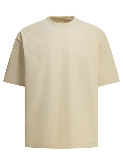 "Tech Drawstring Spiber Collection" Crew-Neck T-Shirt T-shirts