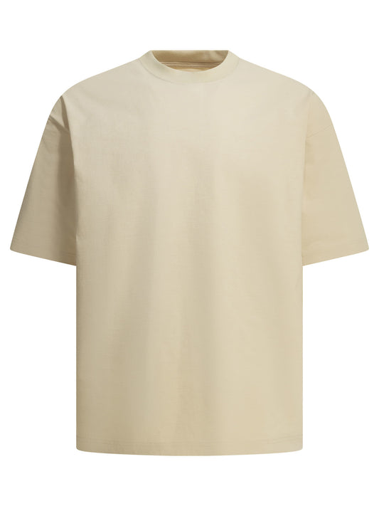 "Tech Drawstring Spiber Collection" Crew-Neck T-Shirt T-shirts