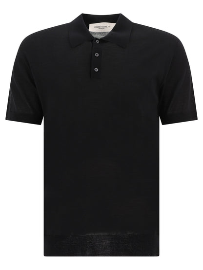 Merino wool button-down polo shirt Polo shirts