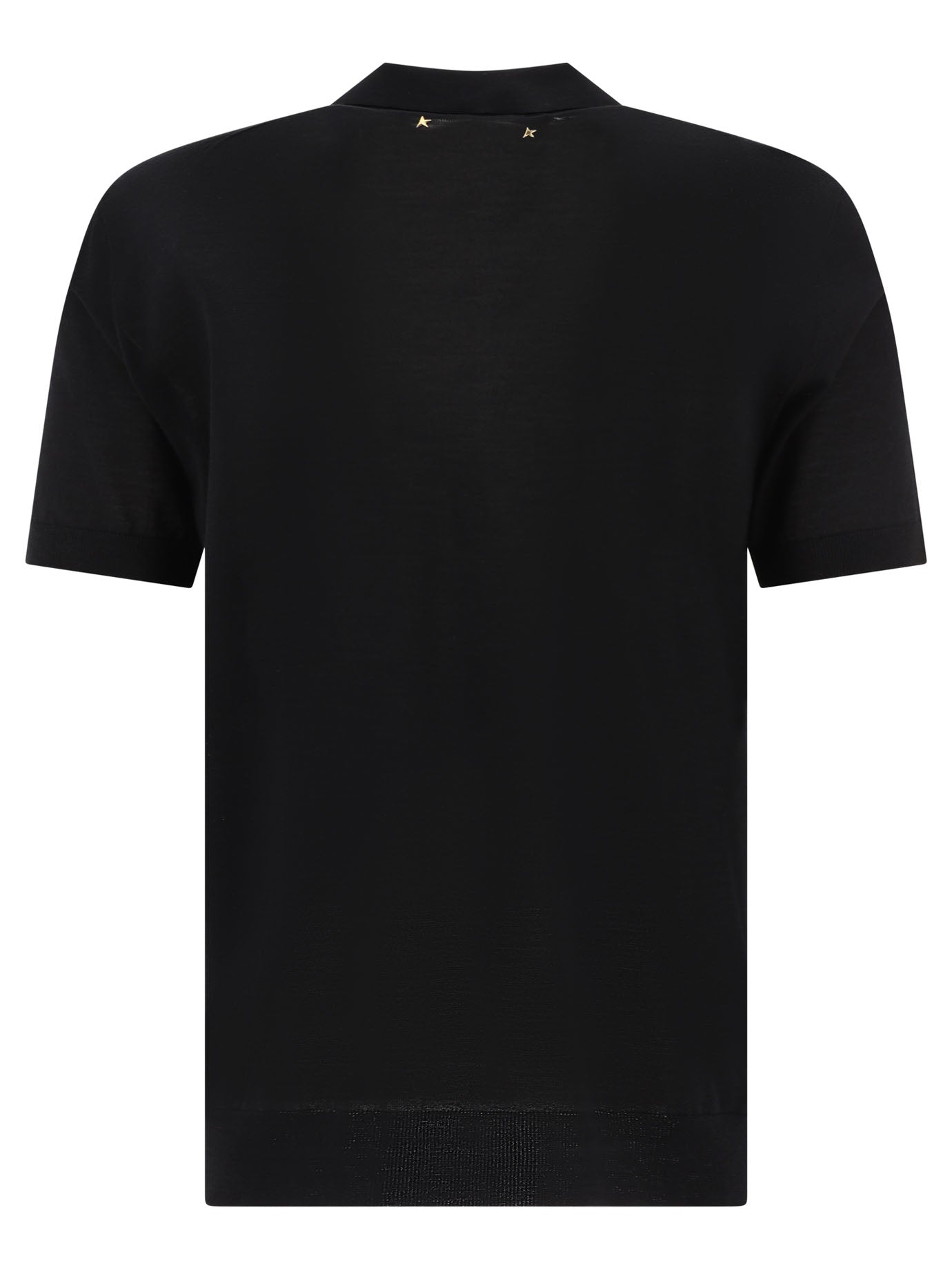 Merino wool button-down polo shirt Polo shirts