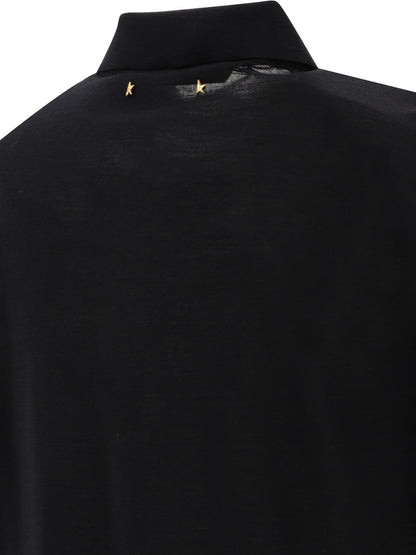 Merino wool button-down polo shirt Polo shirts