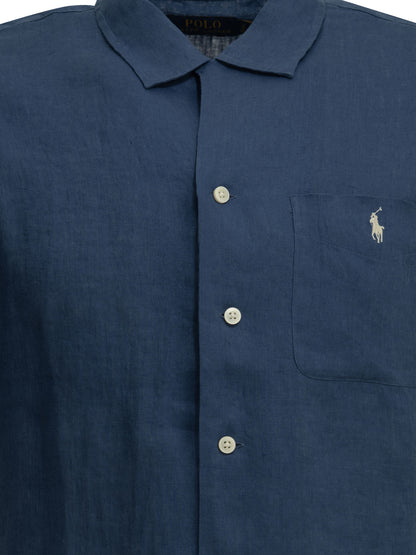 Classic-fit casual shirt with logo Shirts