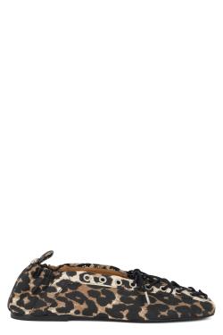 GANNI Canvas ballet flats