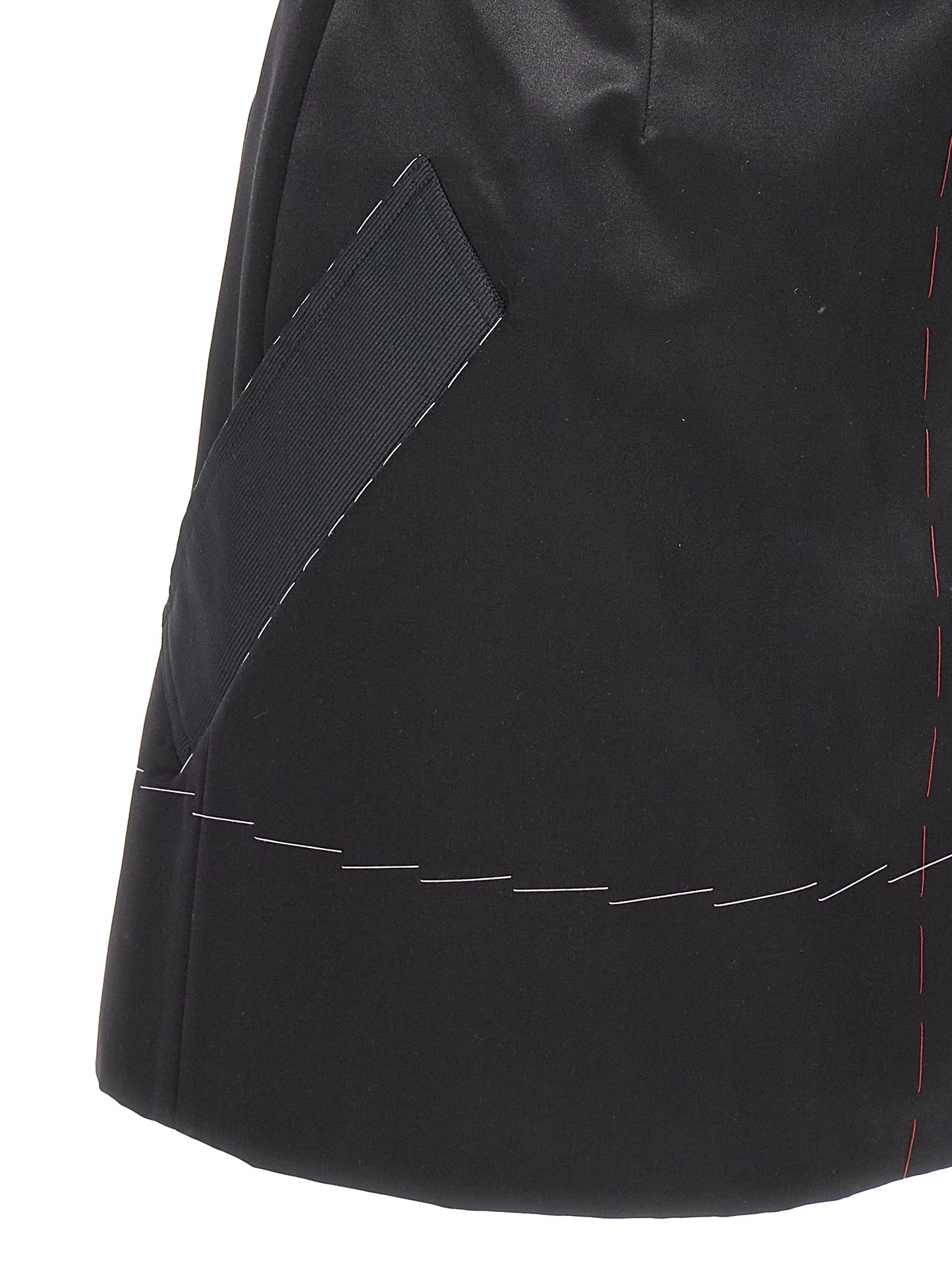 Contrast stitching corset dress Dresses