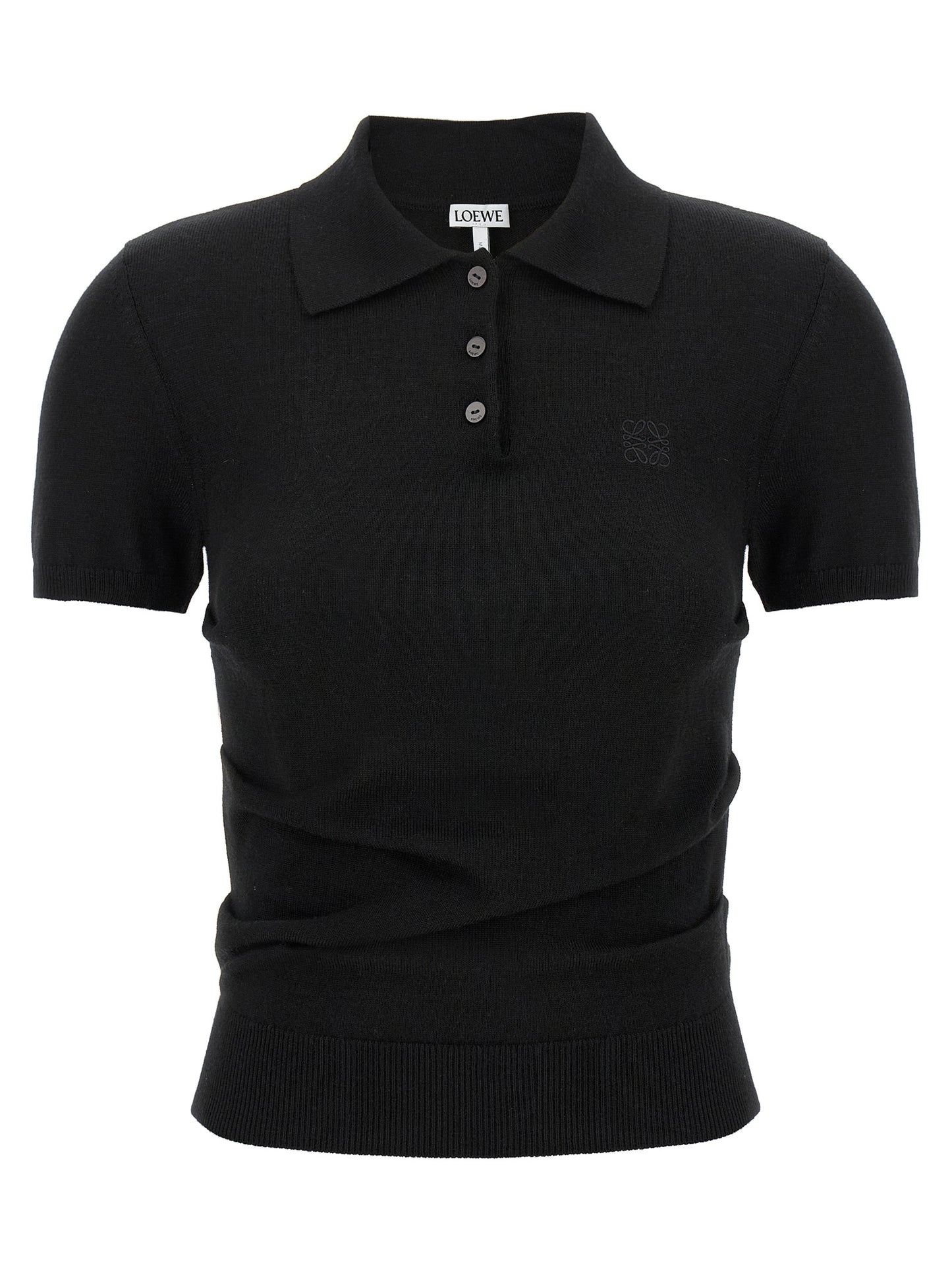 Curled hips polo shirt Polo