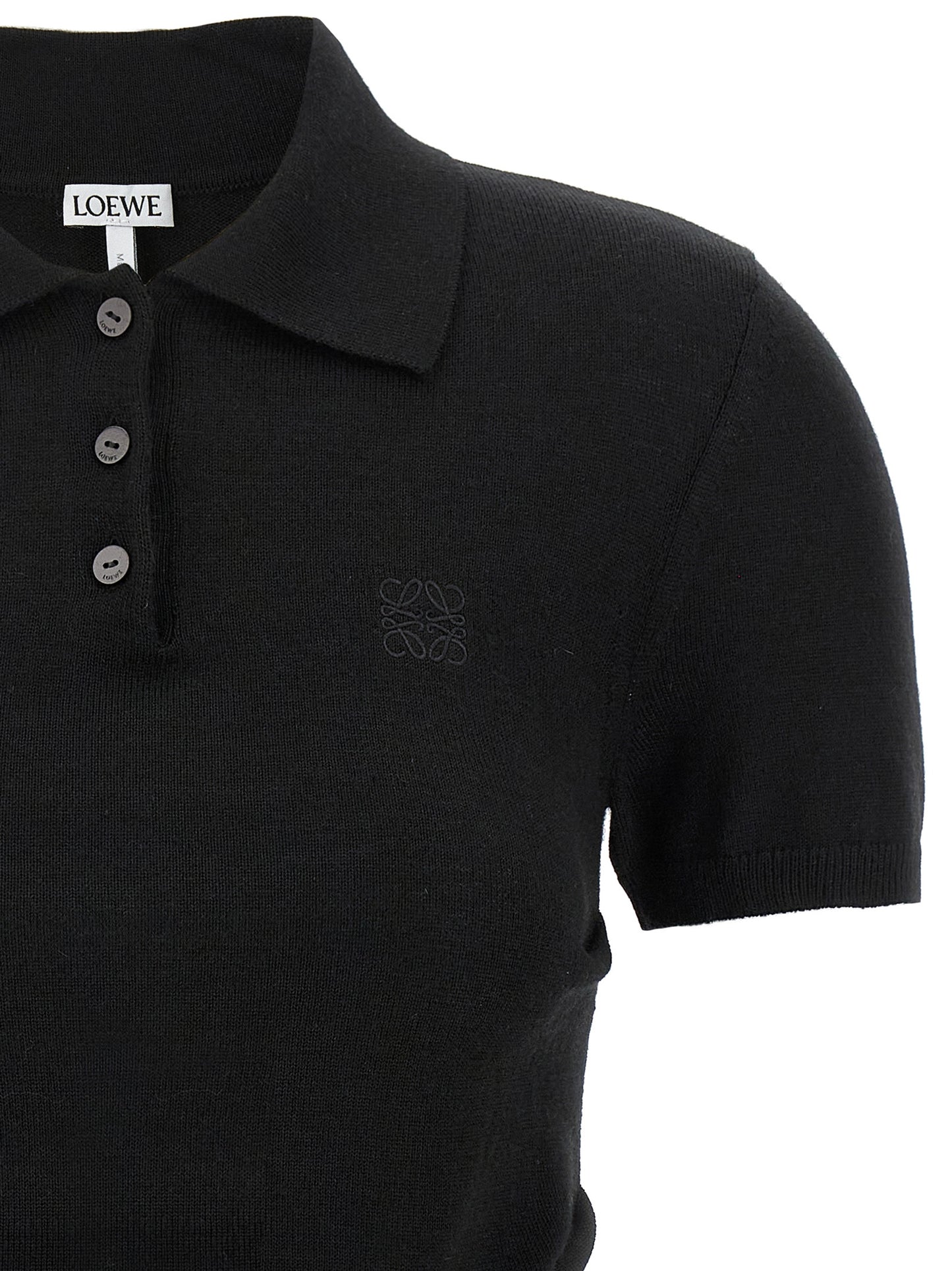 Curled hips polo shirt Polo
