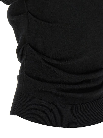 Curled hips polo shirt Polo