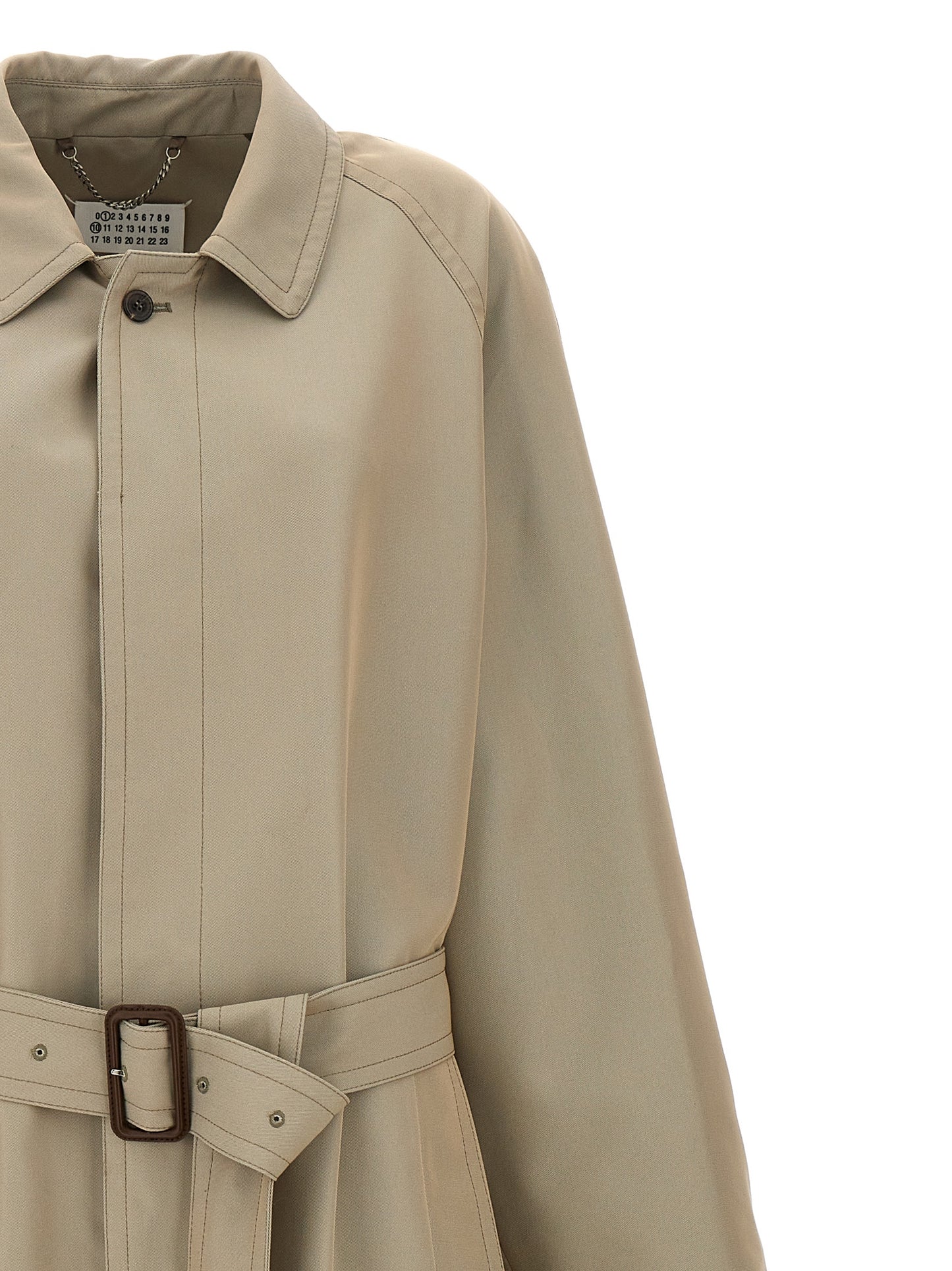 Long single-breasted trench coat Coats, trench coats