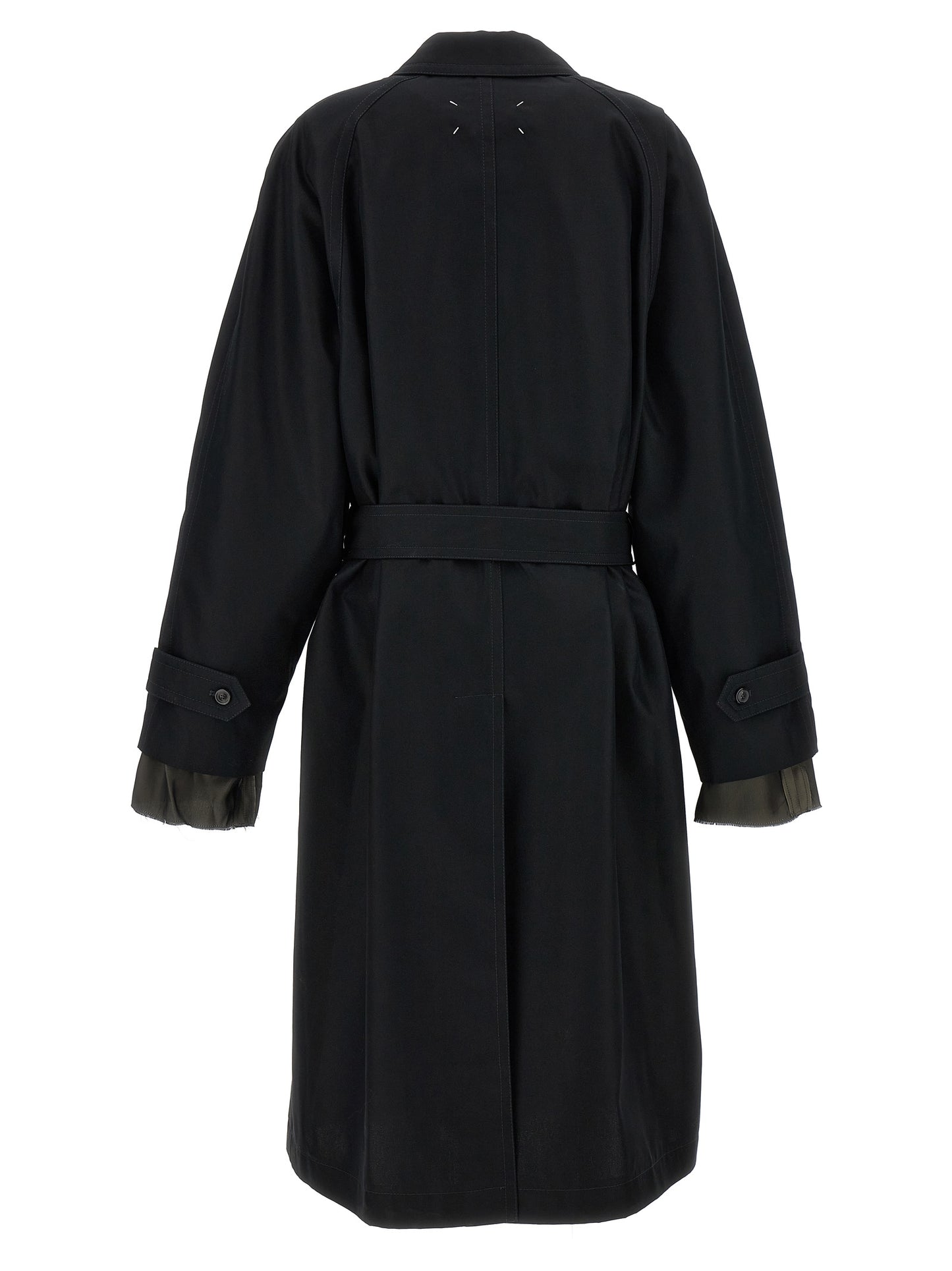 Long single-breasted trench coat Coats, trench coats