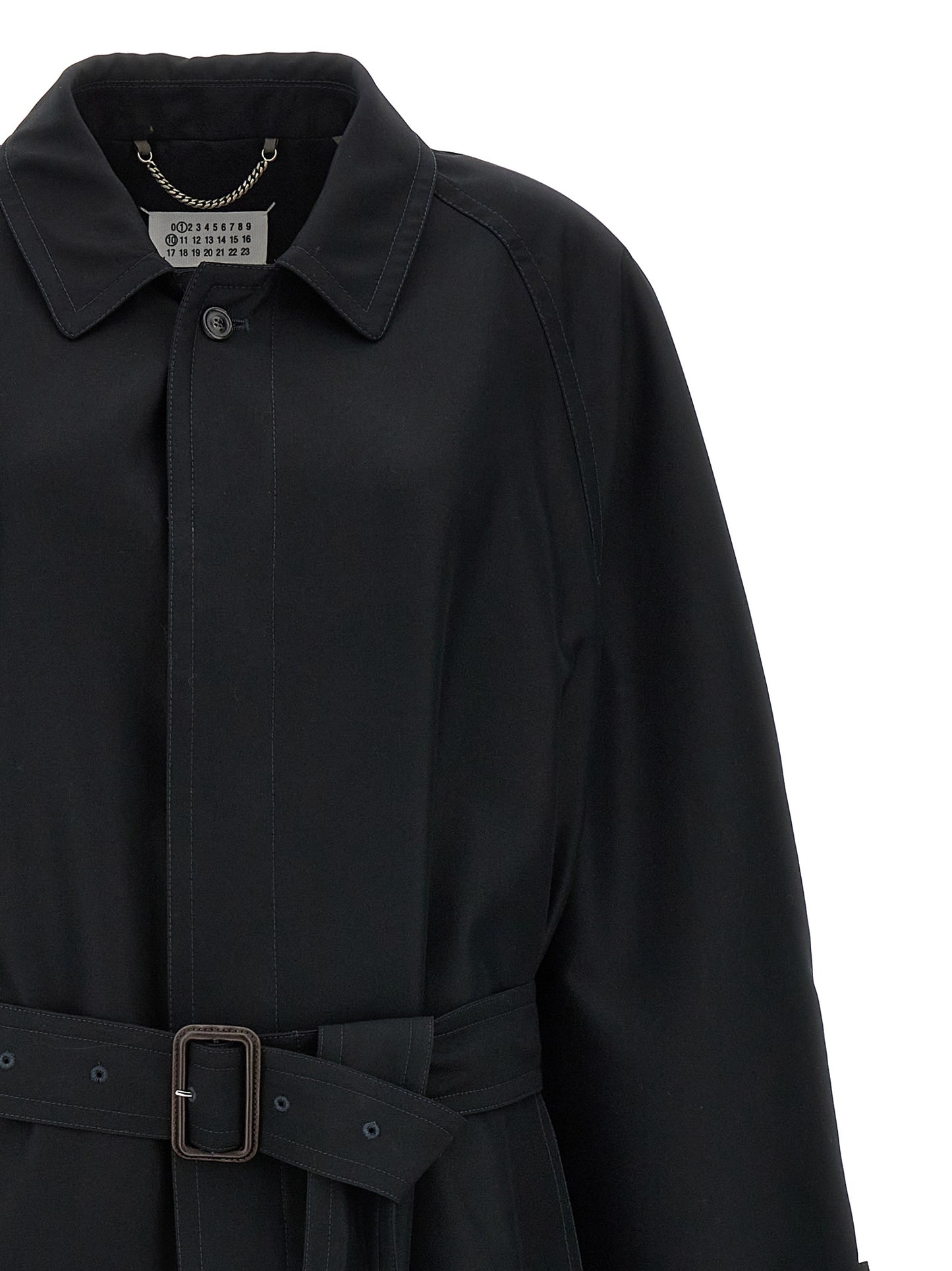Long single-breasted trench coat Coats, trench coats