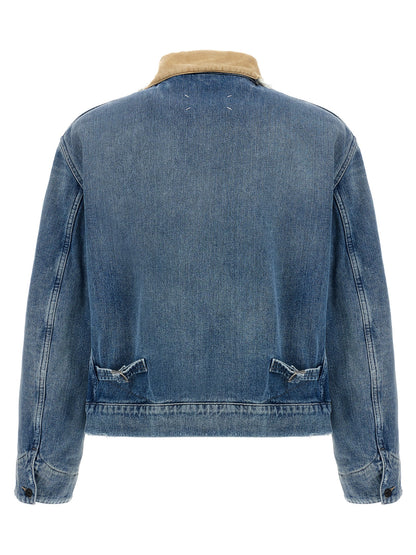 Denim jacket Down jacket, Parka, Casual jackets