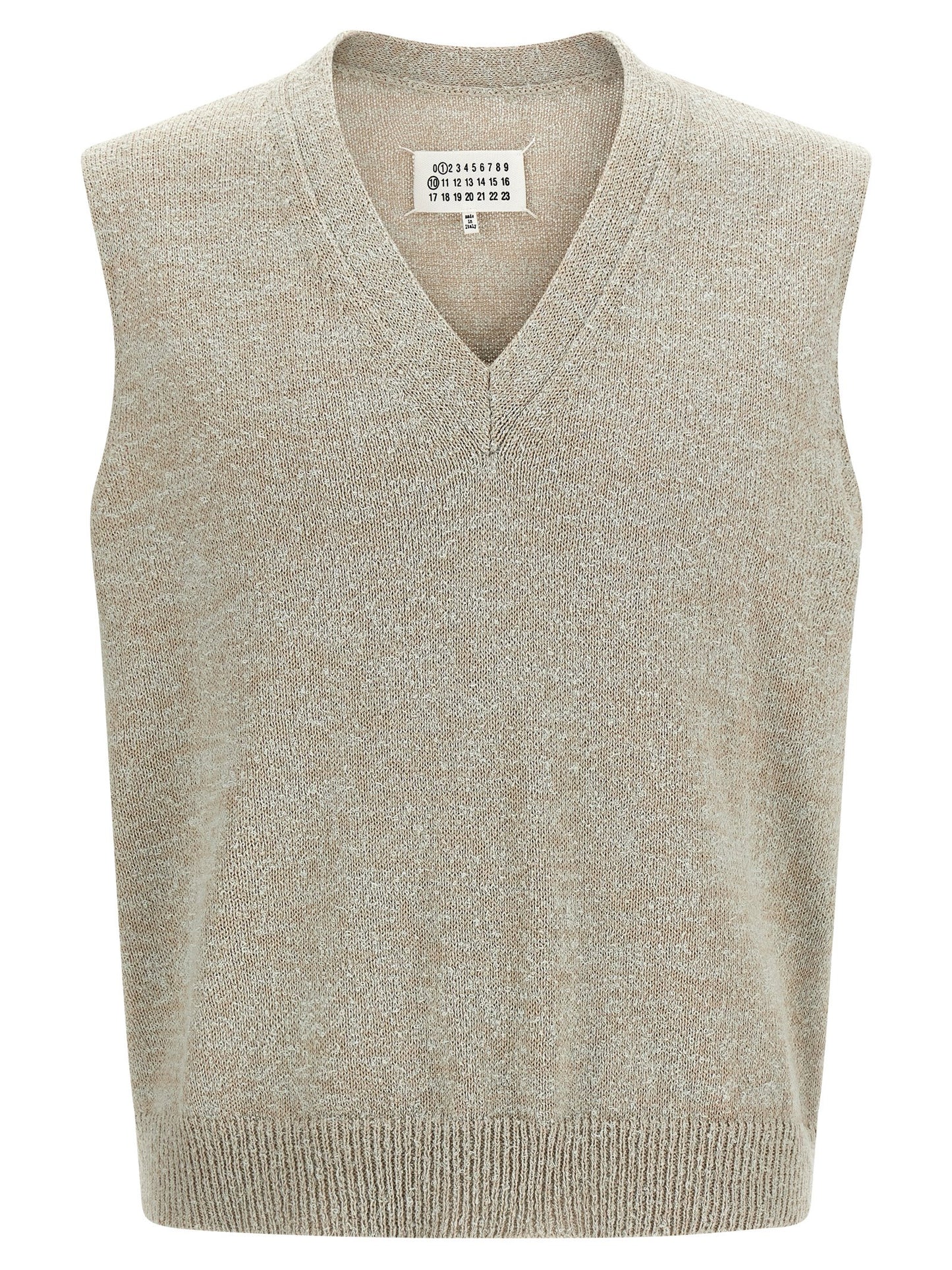 Bouclé knit vest  Gilet
