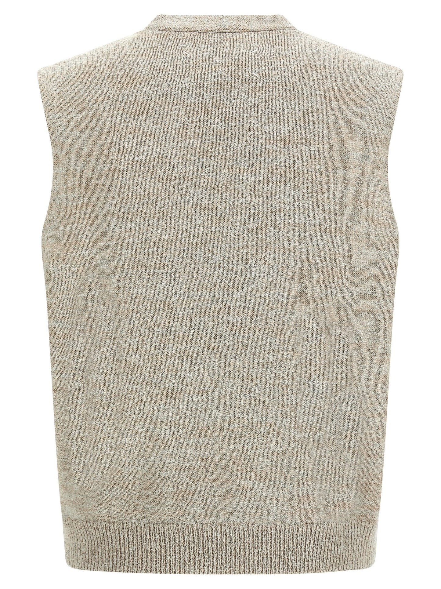 Bouclé knit vest  Gilet