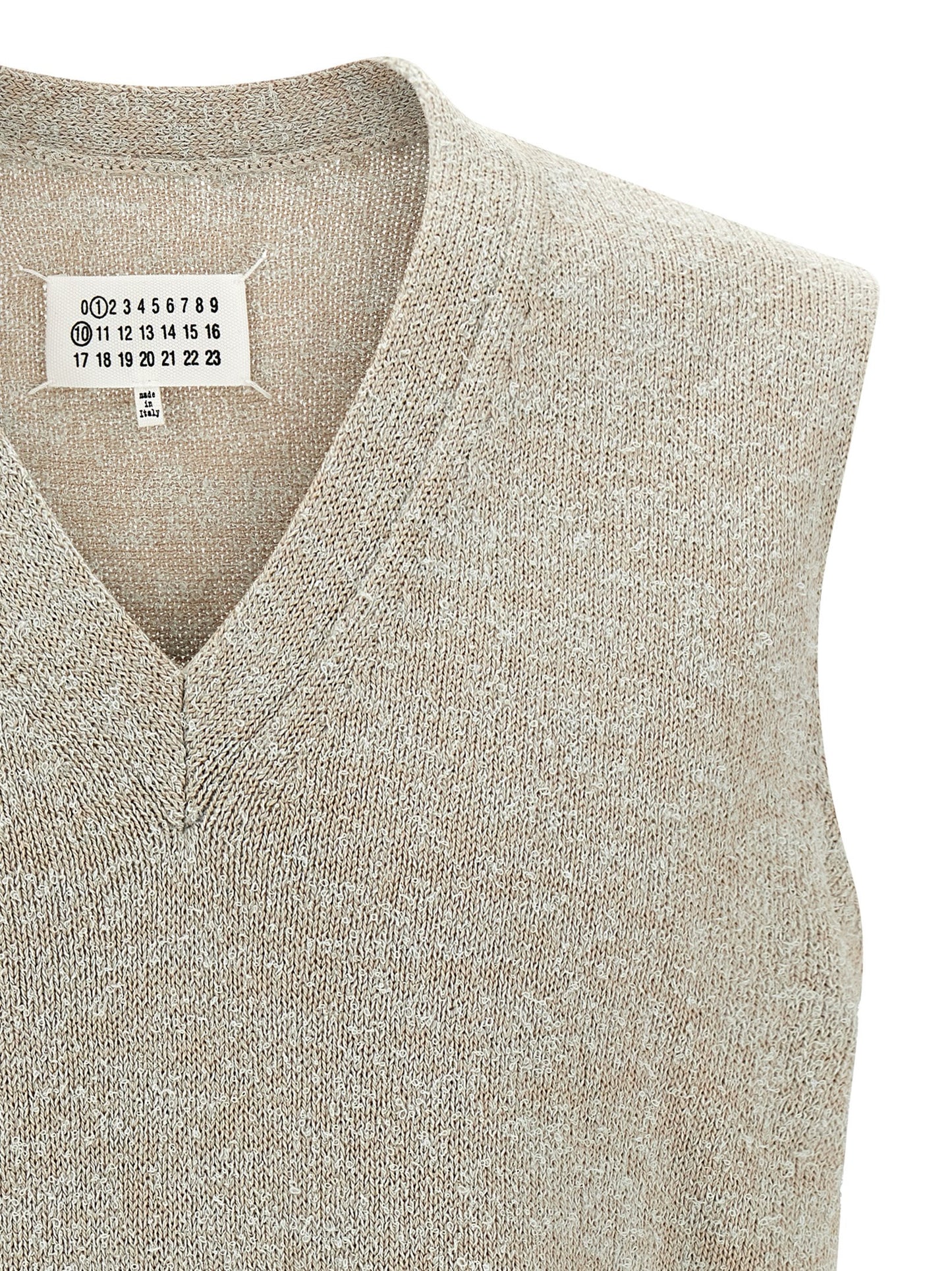 Bouclé knit vest  Gilet