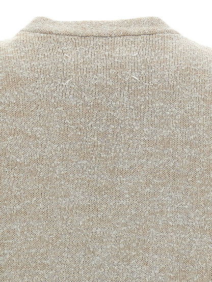 Bouclé knit vest  Gilet