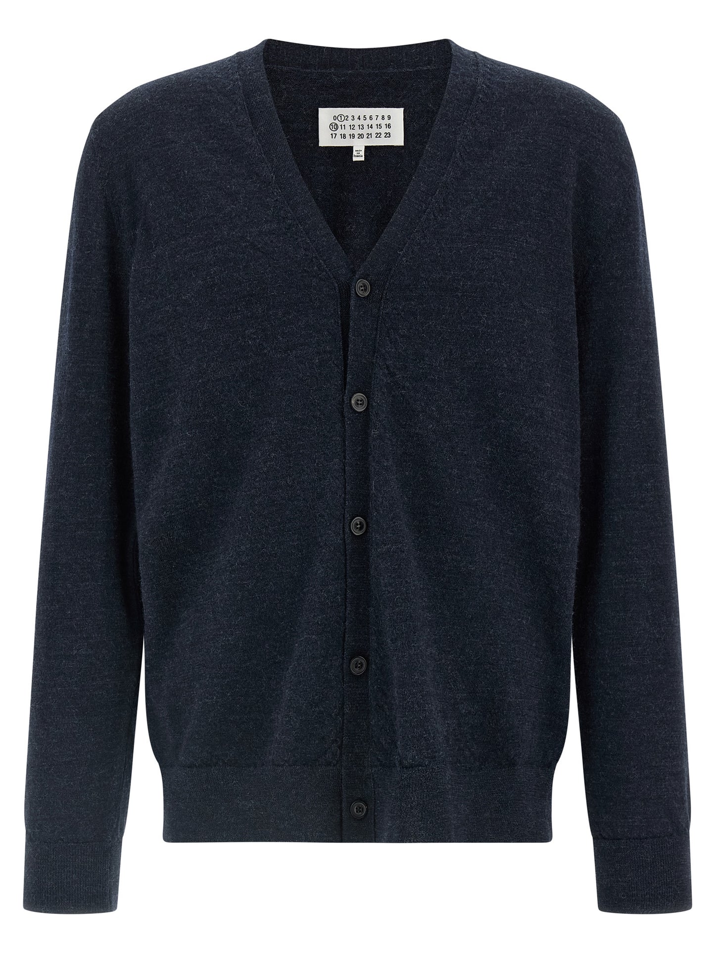 Suede patch cardigan Sweater, cardigans