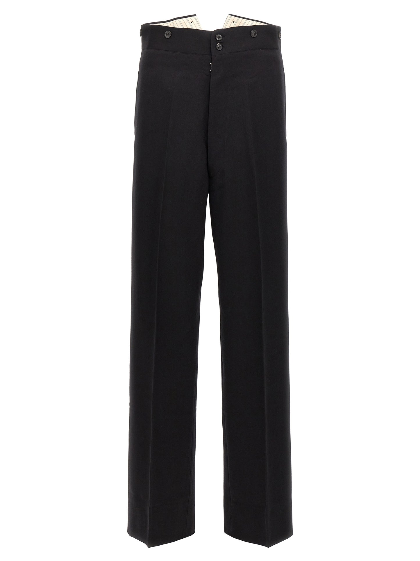 Strap wool pants  Pants