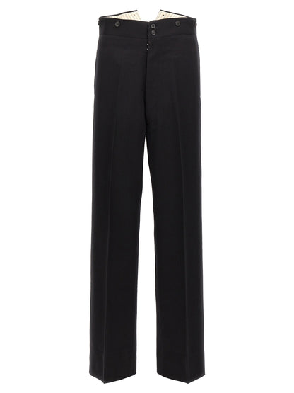 Strap wool pants  Pants