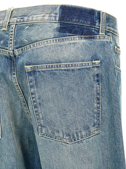 Washed denim jeans Jeans
