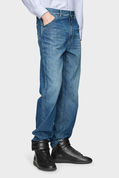 Maison Margiela Stained denim trousers