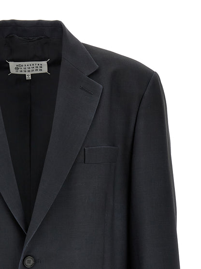 Single-breasted mohair blazer Blazer