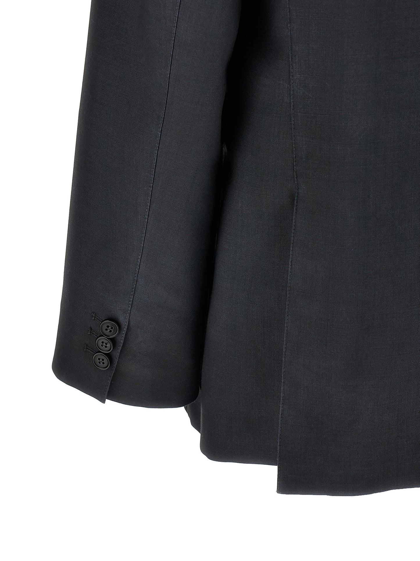 Single-breasted mohair blazer Blazer