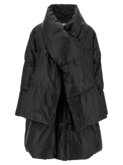Scarf down jacket Down jacket, Parka, Casual jackets